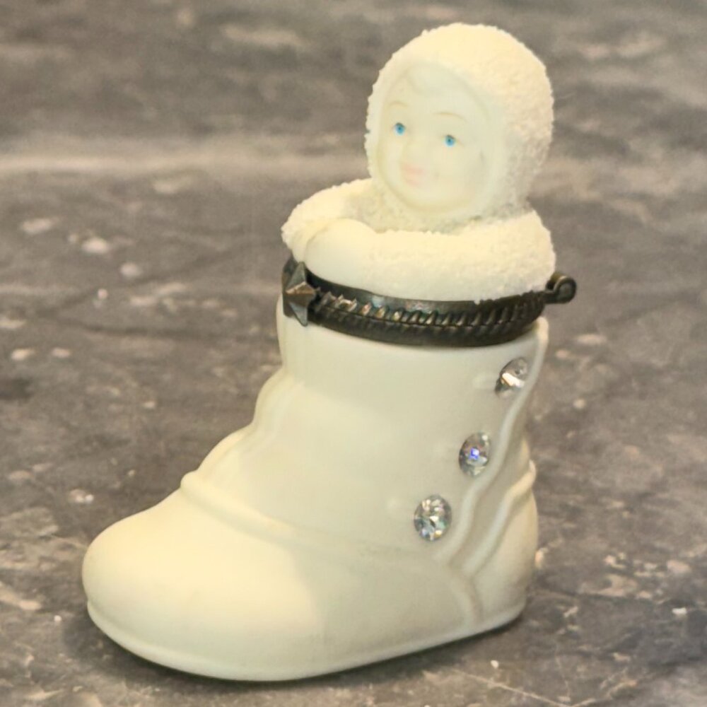 Snowbabies 'Take the First Step' Mini Hinged Trinket Box